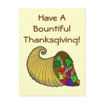 Bountiful Thanksgiving Postcards