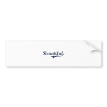 Bountiful Utah Classic Design Bumper Sticker