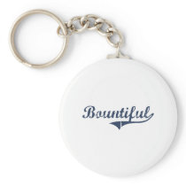 Bountiful Utah Classic Design Keychain
