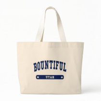 Bountiful Utah College Style t shirts Canvas Bags