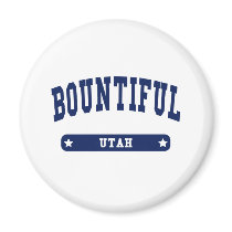 Bountiful Utah College Style t shirts Magnets