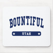Bountiful Utah College Style t shirts Mouse Pad