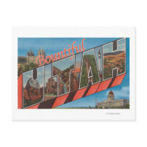 Bountiful, Utah - Large Letter Scenes Post Card