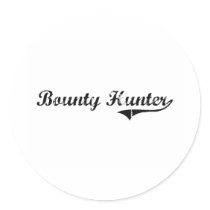 Bounty Hunter Professional Job Sticker