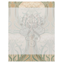 bounty of the earth art nouveau design flyer design