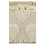 bounty of the earth art nouveau design customized stationery