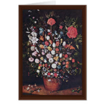 Bouquet By Bruegel D. Ä. Jan (Best Quality) Greeting Card