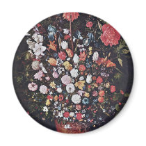 Bouquet By Bruegel D. Ä. Jan (Best Quality) Fridge Magnet