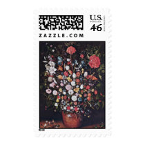 Bouquet By Bruegel D. Ä. Jan (Best Quality) Stamp
