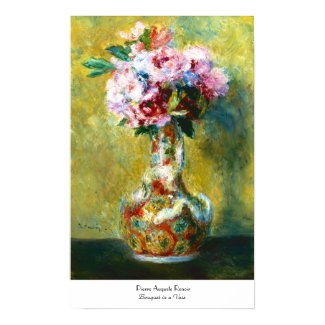 Bouquet in a Vase Pierre Auguste Renoir painting