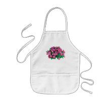 Bouquet Magenta Mums Apron