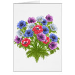Bouquet of Anemones Card