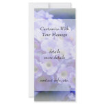 Bouquet of Blues Personalized Rack Card