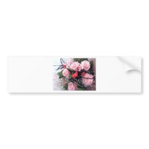 Bouquet of flowers bumper stickers by pollop Bouquet of flowers bumper stickers