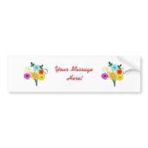 Bouquet of Flowers bumper stickers