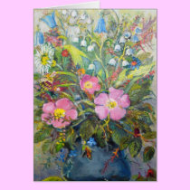 Bouquet of flowers cards