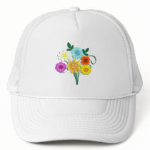 Bouquet Of Flowers hats