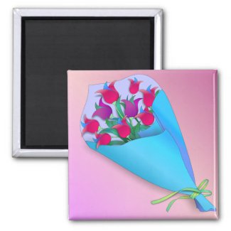 Bouquet Of Flowers Magnet