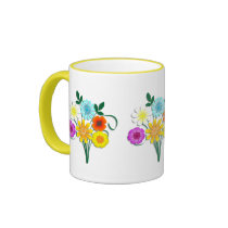 Bouquet of Flowers mugs