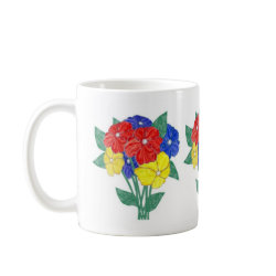 Bouquet of flowers mug