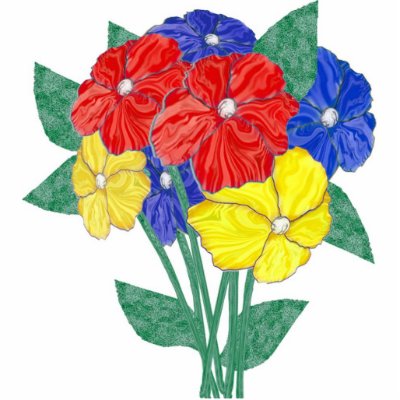 Bouquet of flowers photo cutout by semas87