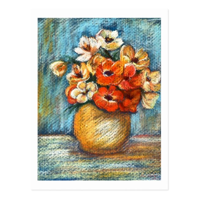 Bouquet de fleurs Carte postale