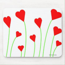 Bouquet of Hearts Mousepad mousepads