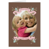 Bouquet of Love Framed Photo Mother's Day Card