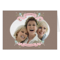 Bouquet of Love Framed Photo Mother's Day Card