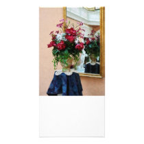 Bouquet of Peonies With Reflections Photo Greeting Card