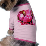 Bouquet Of Pink Tulips Pet Tshirt