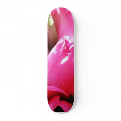 Bouquet Of Pink Tulips Skateboards by lifesphere