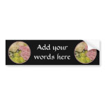 Bouquet of pink, yellow & peach roses bumper sticker