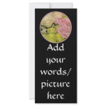 Bouquet of pink, yellow & peach roses rack cards
