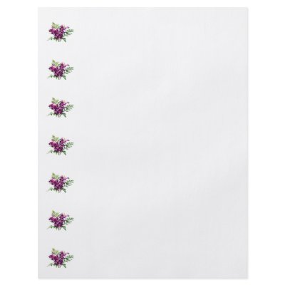 Bouquet of Purple Orchids With Ferns Flyers by SusanSavad