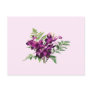 Bouquet of Purple Orchids With Ferns Post Card
