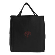Bouquet Of Roses embroidered bags