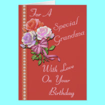 Bouquet of roses for Grandma1 cards
