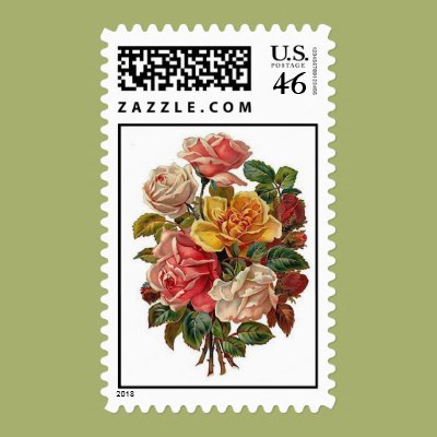 Bouquet of Roses Stamp Zazzle_stamp Bouquet of Roses Stamp Zazzle_stamp