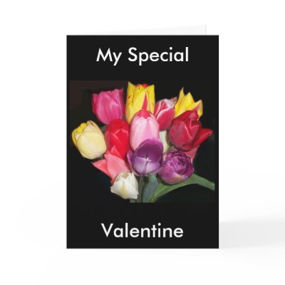 Bouquet of Tulips Card by Sandyspider