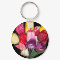Bouquet of Tulips Keychain