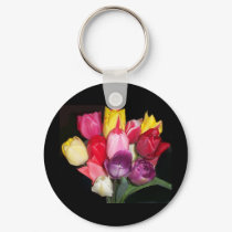 Bouquet of Tulips Keychain