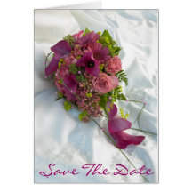 Bouquet Save the Date Card