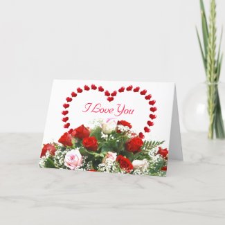 Bouquet Valentine Card