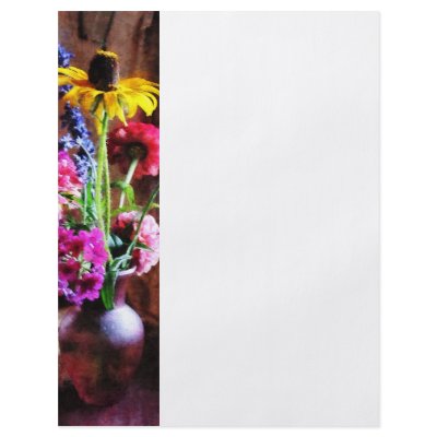 Bouquet With Black-Eyed Susans and Phlox Custom Flyer by SusanSavad
