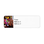 Bouquet With Black-Eyed Susans and Phlox Return Address Label