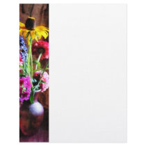 Bouquet With Black-Eyed Susans and Phlox Letterhead