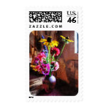 Bouquet With Black-Eyed Susans and Phlox Stamp