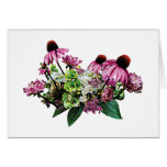 Bouquet with Coneflowers Card
