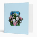 Bouquet With Daisies and Carnations 3 Ring Binders